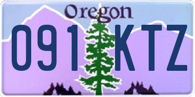 OR license plate 091KTZ