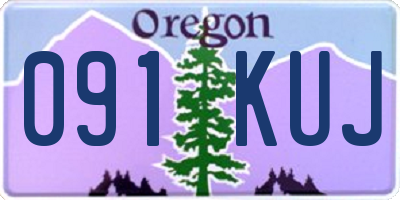 OR license plate 091KUJ
