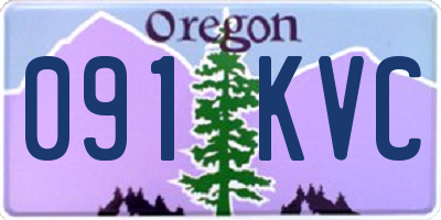 OR license plate 091KVC