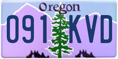 OR license plate 091KVD