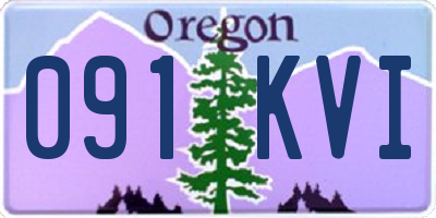 OR license plate 091KVI