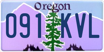 OR license plate 091KVL