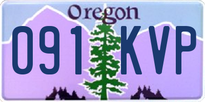 OR license plate 091KVP