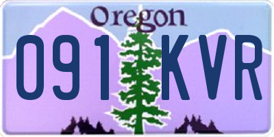 OR license plate 091KVR