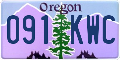 OR license plate 091KWC