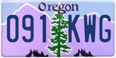 OR license plate 091KWG