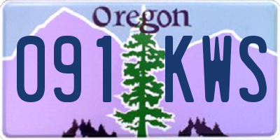 OR license plate 091KWS