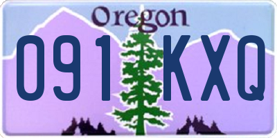 OR license plate 091KXQ