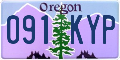 OR license plate 091KYP