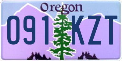 OR license plate 091KZT