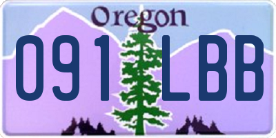 OR license plate 091LBB