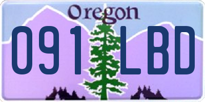 OR license plate 091LBD