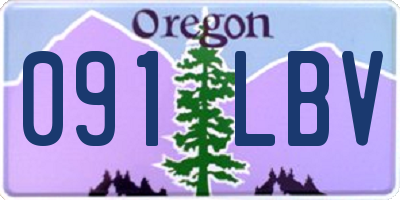 OR license plate 091LBV