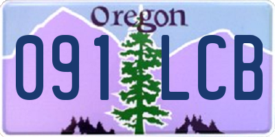 OR license plate 091LCB