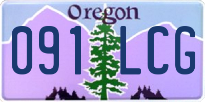 OR license plate 091LCG