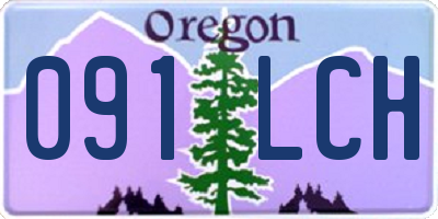 OR license plate 091LCH