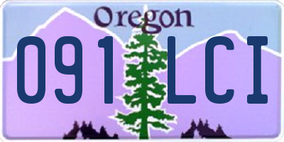 OR license plate 091LCI