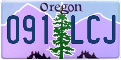 OR license plate 091LCJ