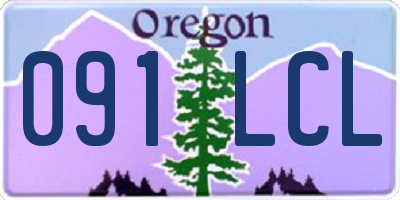 OR license plate 091LCL