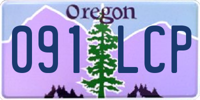 OR license plate 091LCP