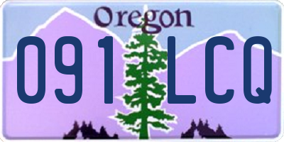 OR license plate 091LCQ