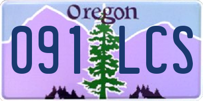OR license plate 091LCS