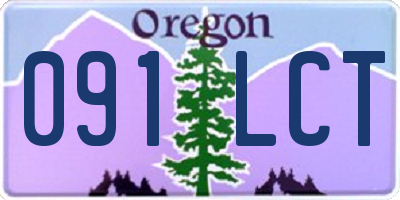 OR license plate 091LCT