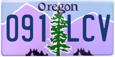 OR license plate 091LCV