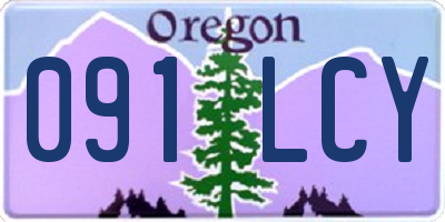 OR license plate 091LCY
