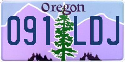 OR license plate 091LDJ