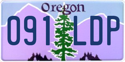 OR license plate 091LDP