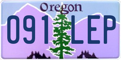 OR license plate 091LEP