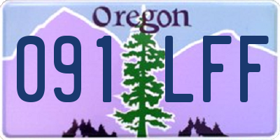 OR license plate 091LFF