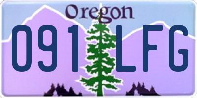 OR license plate 091LFG