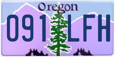 OR license plate 091LFH