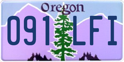 OR license plate 091LFI