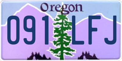 OR license plate 091LFJ