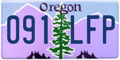 OR license plate 091LFP