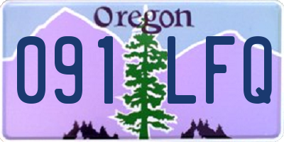 OR license plate 091LFQ