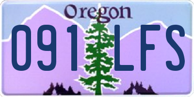 OR license plate 091LFS