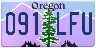 OR license plate 091LFU