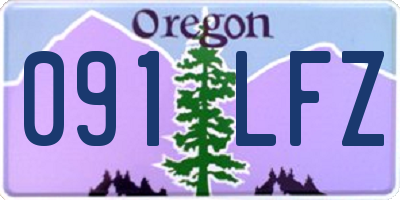 OR license plate 091LFZ