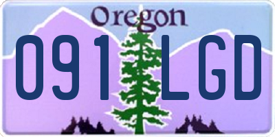 OR license plate 091LGD