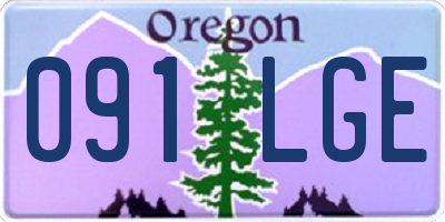 OR license plate 091LGE
