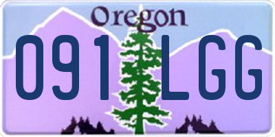 OR license plate 091LGG