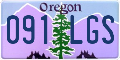 OR license plate 091LGS