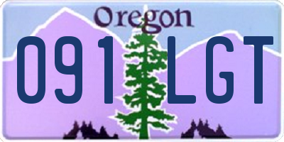 OR license plate 091LGT