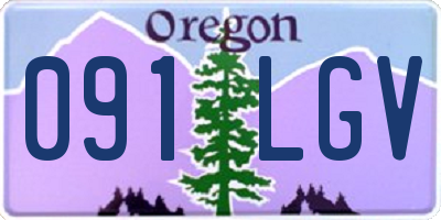OR license plate 091LGV