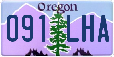 OR license plate 091LHA