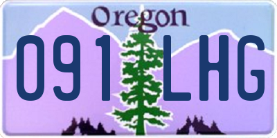 OR license plate 091LHG